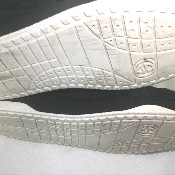 PRE-OWNED 100% AUTHENTIC GUCCI BLACK LEATHER WOMEN'S ANKLE BOOT SZ 5 LACE ZIPPER - Picture 10 of 11